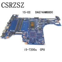DAG74AMB8D0 Mainboard For HP Pavilion 15-CC Laptop motherboard with i5-7200u CPU