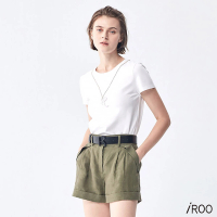 【iROO】麻棉短褲