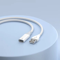 Stylus Charger Wire USB A/Type-C Charging Cable Cord Male To Female Extension with Indicator Light for Apple Pencil Generation 1