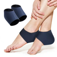 1Pair Heel Protector Sleeve Breathable Feet Pads for Heel Socks Plantar Fasciitis Support Feet Care Skin Repair Cushion