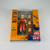 🇯🇵吼皮玩具🇯🇵 絕版 魂限 七龍珠 克林 初版 S.H.Figuarts 日版 金證 SHF 公仔 18號 拆檢 美品