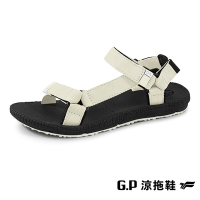 G.P 【Charm】撞色織帶涼鞋-米色 G1674W GP 涼鞋 織帶鞋
