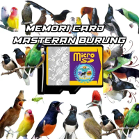 Memori Card Masteran Mastering Burung Kicau Suara Isian 210 Burung Terbaik