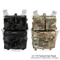 Advanced Tactical Panel Backpack Plate Carrier Pouch Bag Hunting Airsoft Vest Accessories for LV-119 Military Assault Vest