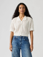 เสื้อเบลาส์ Blue Tab Women's Bandit Blouse White