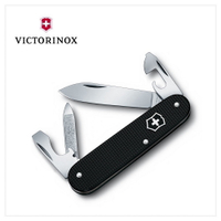 VICTORINOX 瑞士維氏 8用 瑞士刀 黑 附皮套 0.2600.L1223