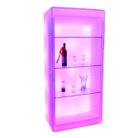 LED Glowing acrylic bottle display stand for wine,beer,drink and liquor