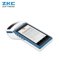 ZKC5501 WCDMA WiFi NFC RFID Android Smart China Wireless Programmable Bus Ticket SIM Card POS Payment Machine for Supermarket