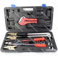 PEX-1632M 16-32mm Water Heating Pipe Expanding Tool Floor Heating Crimping Tools Set Crimping Tool Kit Max Opening Distance 50mm
