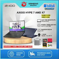 Axioo Hype 7 X7 AMD Ryzen 7 5825U 8GB SSD 512GB 14″ FHD Bundling - 16GB W11