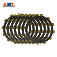AHL Motorcycle Clutch Friction Plates Set for YAMAHA YFM350 RSE Raptor 350 2005-2009 Bakelite Clutch Lining 7PCS #CP-0004