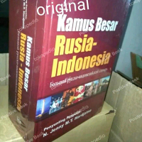 kamus besar bahasa rusia indonesia cover lux original