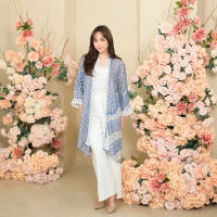 PROMO !!! SETELAN BAJU CLARA Outer Batik Lace Premium Viscose Batik Kondangan Modern TERLARIS