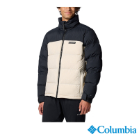 Columbia 哥倫比亞 男款-防潑極暖羽絨外套-卡其 UWE95900KI/IF