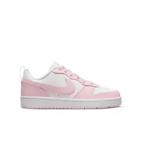 Nike Court Borough Low 2 SE Big Kids' Shoes WHITE (DQ0492-100) 4.5Y