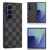 เคสโทรศัพท์ Samsung Galaxy Z Fold 7 เคสนำสมัยทำจากไฟเบอร์คาร์บอนและหนัง สำหรับ Samsung Galaxy Z Fold