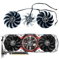 Original iGame RTX 2080Ti Advanced GPU Fan，For Colorful iGame RTX 2080Ti、2080、2070、2060、GTX 1660 Advanced Video card cooling fan