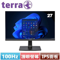 【現折$50 最高回饋3000點】        terra沃特曼 27型 2742W 不閃屏超廣角螢幕
