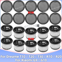 Fit For Dreame T10 / T20 / T20 Pro / T30 / T30 Neo / R10 / R10 Pro / R20, Xiaomi G9 / G10 Replacement Parts Pre Post Filter