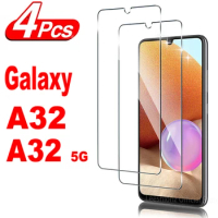 2/4Pcs Tempered Glass For Samsung Galaxy A32 5G A31 A33 A22 A35 5G Screen Protector Glass Film