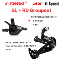 LTWOO AX 1x11 Speed Groupset Shift Lever And Rear Derailleur Long Cage For MTB 46T 50T 11v switch compatible SHIMANO sram