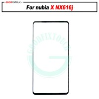 original For nubia X NX616j Front Glass Touch Screen Top Lens LCD Outer Panel Repair For nubia X NX616j Glass lens