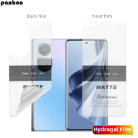 ฟิล์มไฮโดรเจลด้านหน้า/ด้านหลัง, สำหรับ Vivo T3 Ultra, T3X, T3 Pro Lite, T2, T2X, T1, T1X, ฝาหลังแบบด