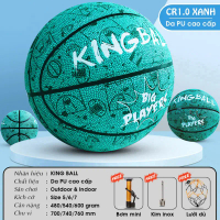 Banh Bóng Rổ Da Size Số 5 6 7 Chính Hãng King Ball Trẻ Em Học Sinh Nam Nữ Chơi Sân Bê Tông Outdoor