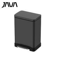 JAVA JH8858-20L 不鏽鋼長方形腳踏垃圾桶 20公升 鈦金灰色 香港行貨