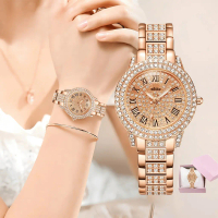 Jam Tangan Wanita Besi Rantai Analog Terbaru 8010 Mode Jam Tangan Cewek Jam Tangan Wanita Terlaris F