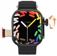 CD99 cds9 dw99 HK ultra one 3 32G 4 64G memory rotatable  S9 Android 4G ultra smart watch with SIM c