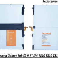 LehonS 1x Brand New 5870mAh Tablet Battery for Samsung Galaxy Tab S2 9.7" SM-T810 T810 T815 T815C EB-BT810ABE EB-BT810ABA