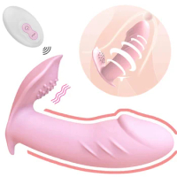 Wearable Dildo Vibrator G Spot Clitoris Stimulator Remote Control Vibrating Panties Dildo Vibrator Orgasm Sex Toys For Women
