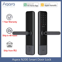Aqara N200 Smart Door Lock Fingerprint Bluetooth Password NFC Unlock Smart Linkage With Doorbell Works With Mijia Apple HomeKit