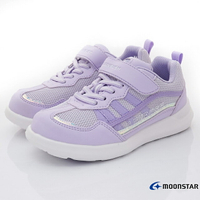 日本月星Moonstar機能童鞋LUVRUSH甜心防水運動鞋款LV11077紫(中大童)