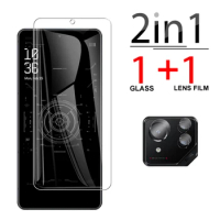 2in1 Clear tempered glass For Asus ROG Phone 8 Pro Lens Screen Protector phone8pro 8pro 6.78 inches protective glass