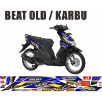 VARIASI VARIASI STICKER/STIRIPING MOTOR MATIC HONDA BEAT KARBU/OLD VARIASI CUSTOM STYLE STIKER