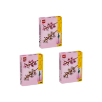 【LEGO 樂高】積木 花藝系列 櫻花40725 三套組(三套組)