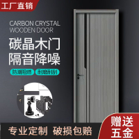 現貨速發！免運 實木門 防盜門 防撬門 入戶門 室內門 木門 房間臥室門全套生態門室內門實木門套裝木門房間門碳晶木門拼裝門 八折下殺 特價出 可開發票
