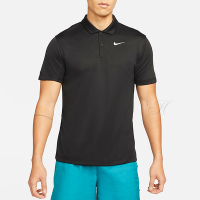 NIKE 上衣 男款 短袖上衣 POLO衫 網球 運動 黑 DH0858-010 (3S3780)