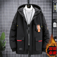 4XL~10XL 大尺碼男裝 棉大衣 大尺碼外套 大尺碼夾克 男外套 加棉加大特大 櫻桃嚴選 工作夾克 男大衣 寬鬆