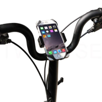 TWTOPSE Bicycle Phone Mount For Brompton A C Line Folding Bike 3SIXTY PIKES Handlebar Alloy Bracket Holder Support Accessory