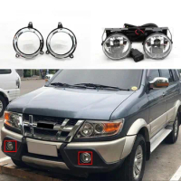 JanDeNing Car Fog Lights For ISUZU Panther/Crosswind 2010-2015 Front Fog Lamp Light Replacement Assembly kit (one Pair)