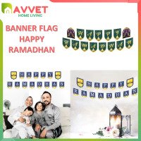 GROS Banner Flag Happy Ramadhan Backdrop Lebaran Dekorasi Hari Raya
