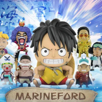 Original One Piece Blind Box Luffy Marco Edward New Gate Borsalino Aokiji Action Figurines Red Model Statue Surprise Gift Toy