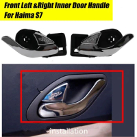 1Pair Car Inner Door Handle Trim Cover For Haima S3 S7 Haima S7 Spare Parts Inside Door Handle Switch Left &amp;Right