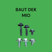 BAUT DEK MOTOR MIO BAUT M6x12,16,18,22,33mm Lebar Ring 18mm
