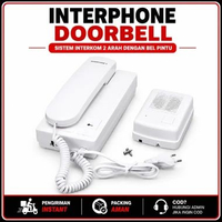 Interkom Bel Bintu Interphone System DoorBell Bel Pintu Masuk Rumah Kantor Gudang Dll
