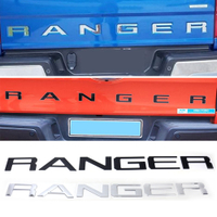 Thích Hợp Cho Ford RANGER Xe Bán Tải Logo ranger Dán Nhãn Hộp Đuôi  ABS  Cốp Xe 3D Logo Xe Lập Thể