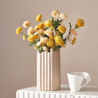 花瓶 客廳上檔次干花插花花瓶ins高顏值陶瓷花器假花仿真花裝飾品擺設